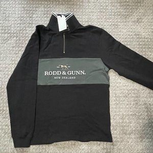 Rodd & Gunn Fenmark Rugby Sweater, Onyx, Size M